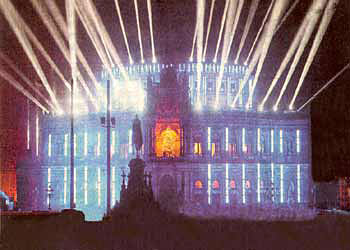 Die Semperoper-Lichtshow 2002