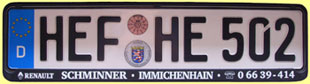 Kfz-Kennzeichen