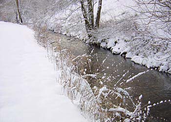 Hier ist sie noch eisfrei