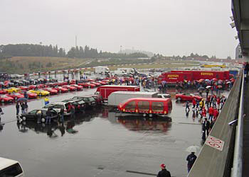 Regenwetter am Ring